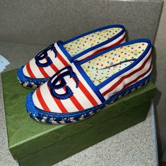 Gucci kids striped flats - Picture 2 of 3